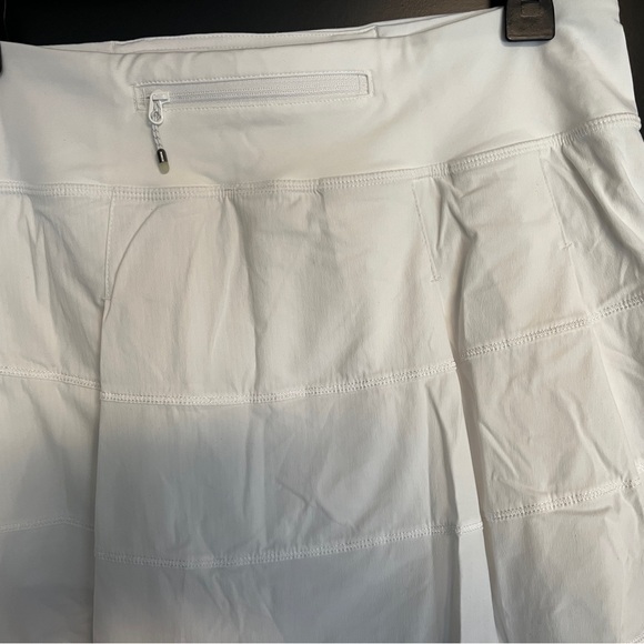 White Athletic Skort - Lululemon- size 8 tall - Picture 5 of 7